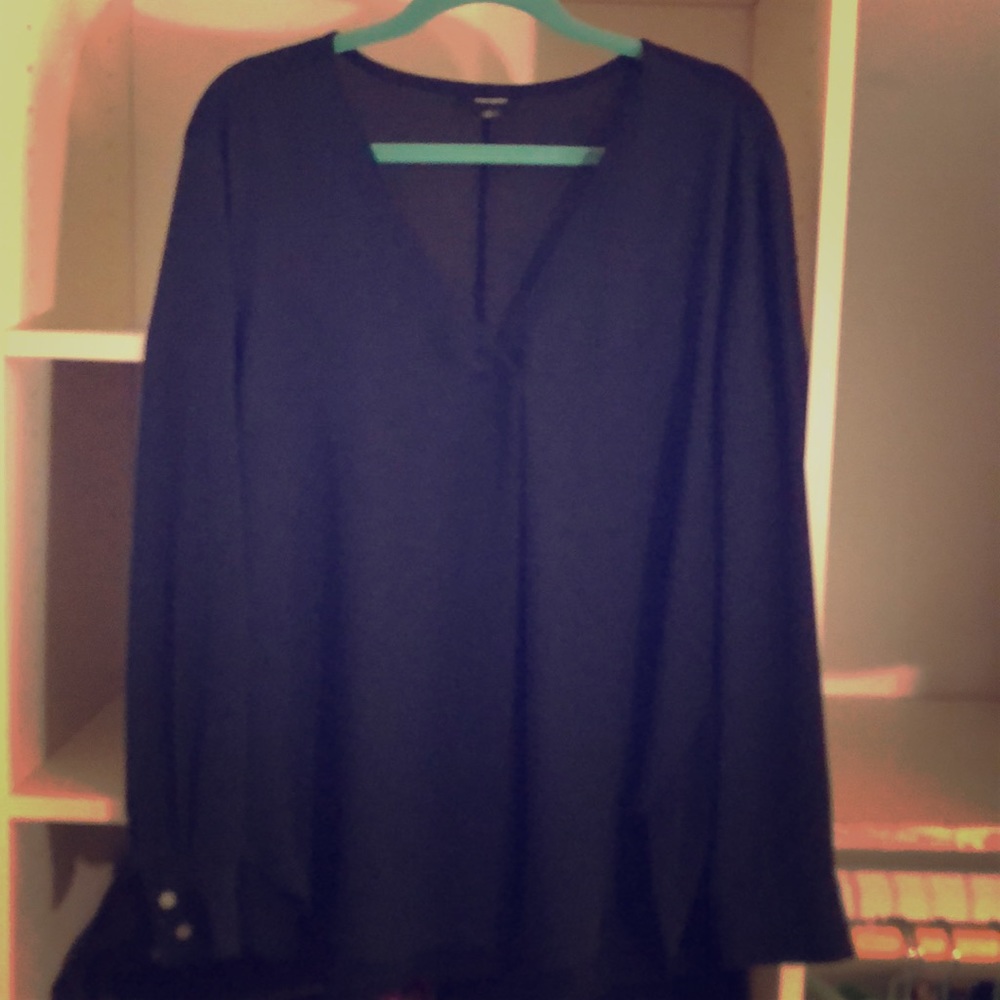 Navy blouse